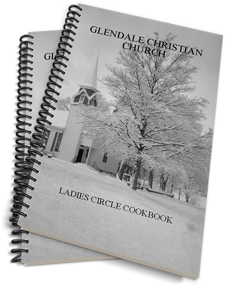 Church Fundraising cookbook cover of Glendale Christian Church Family and Friends' Recipes cookbook