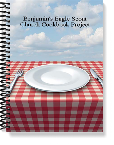 Profitable Fundraising scout cookbook for Benjamin's Eagle Scout Troop Cookbook Project