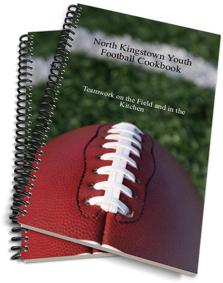 Profitable football boosters Fundraising team cookbook for The North Kingstown Youth Football Cookbook Project
